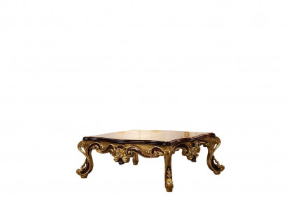 Couchtisch Holz Tisch Wohnzimmer Klassischer Design Luxus Holztisch 119x91cm